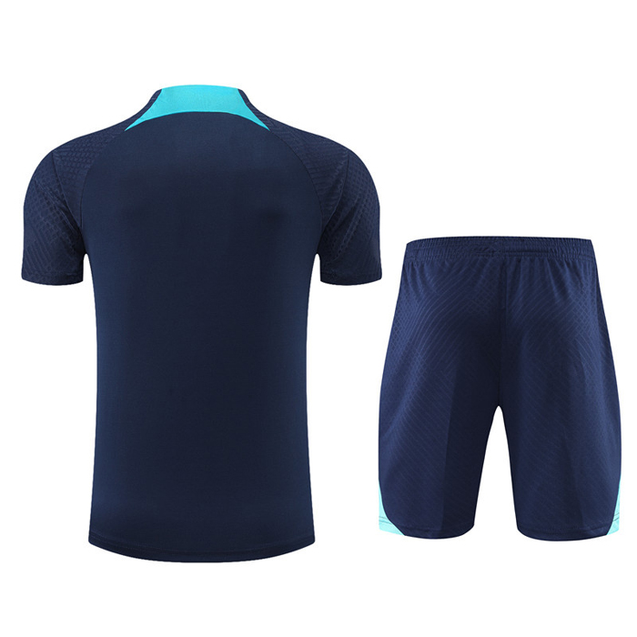 Chandal del Inter Milan Manga Corta 2022-2023 Azul - Pantalon Corto